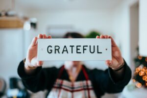 The importance of being grateful